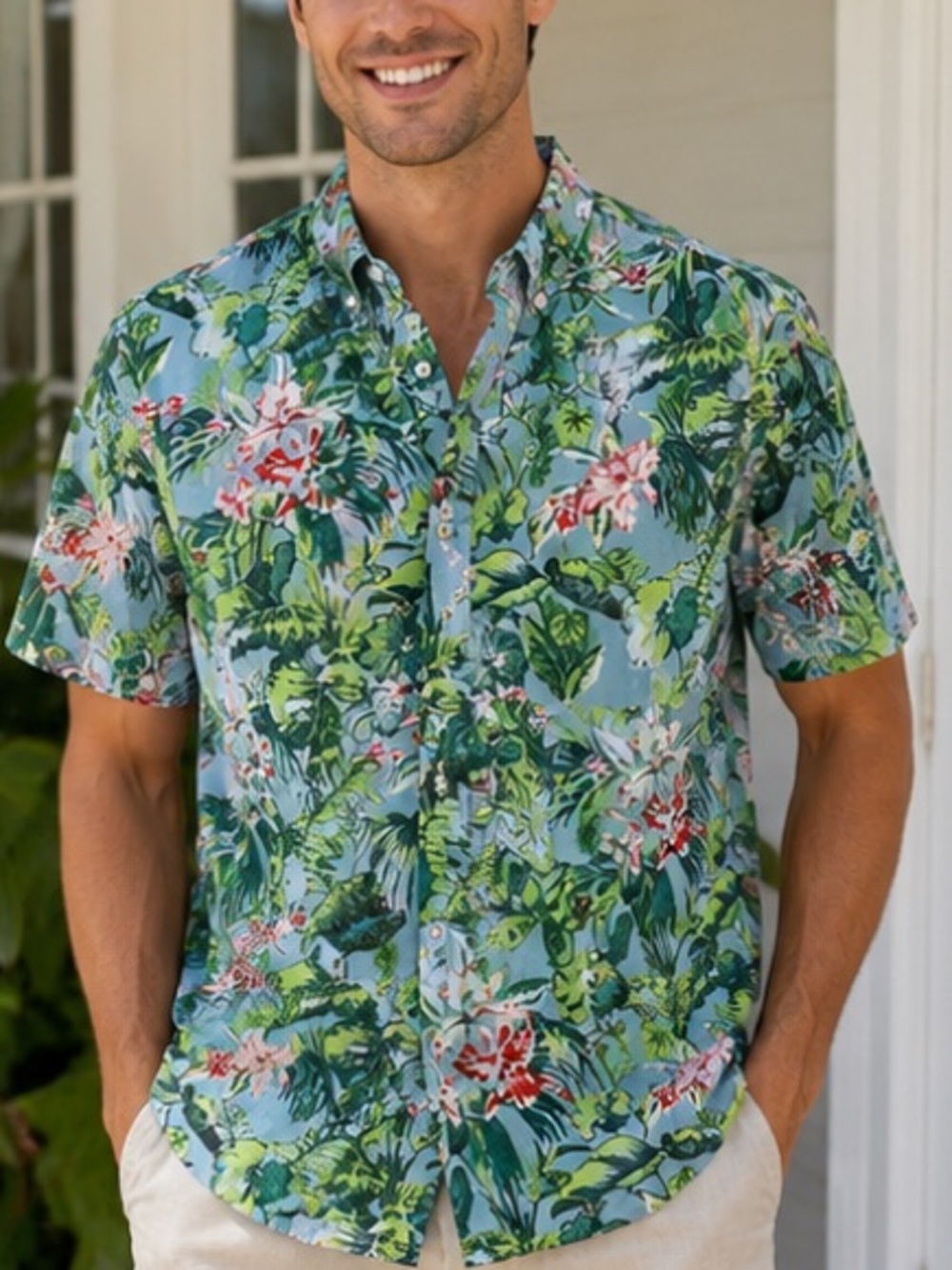 EUC Ralph Lauren Hawaiian shirt size XLarge
